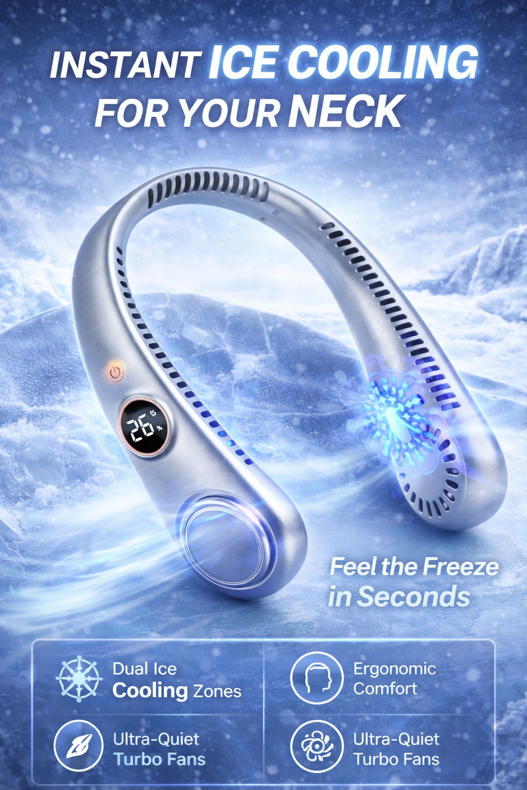 AEY CoolBreeze Pro™ – Stay Cool Anywhere, Instantly