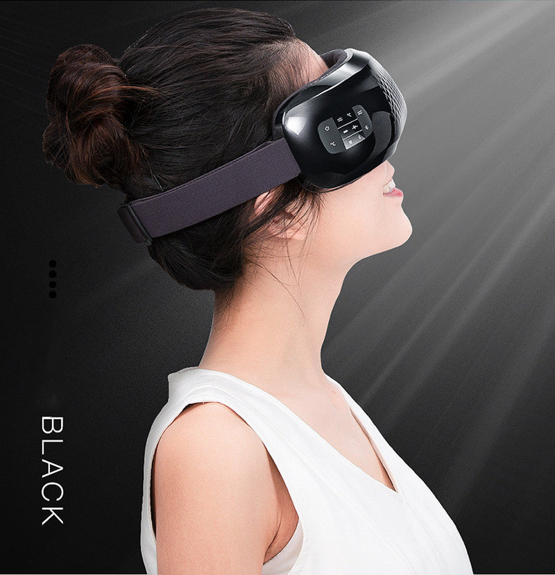 Bluetooth-Compatible Vibrating Hot Compress Airbag Kneading Sleep Aid Eye Protection Device