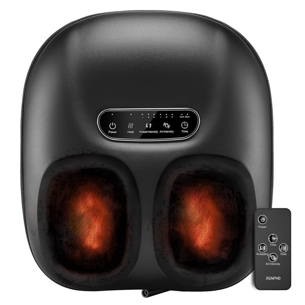 AEY Labs FootRelief Pro — Shiatsu Heated Foot Massager for Pain Relief & Circulation